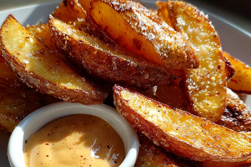 Fresh ingredients for Air Fried Apple Wedges