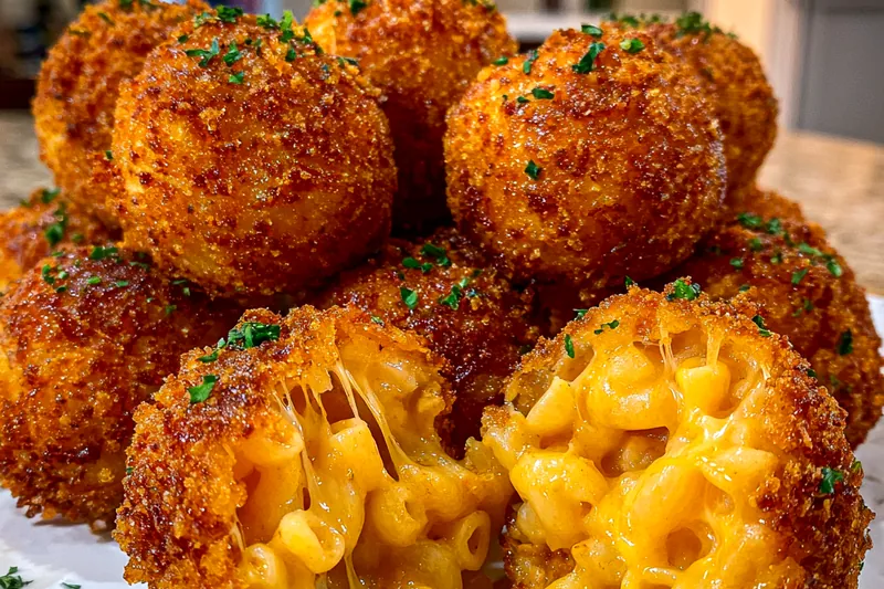 Cooking process for Air Fryer Macaroni Cheese Balls
