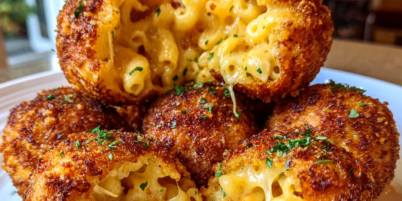 Air Fryer Macaroni Cheese Balls