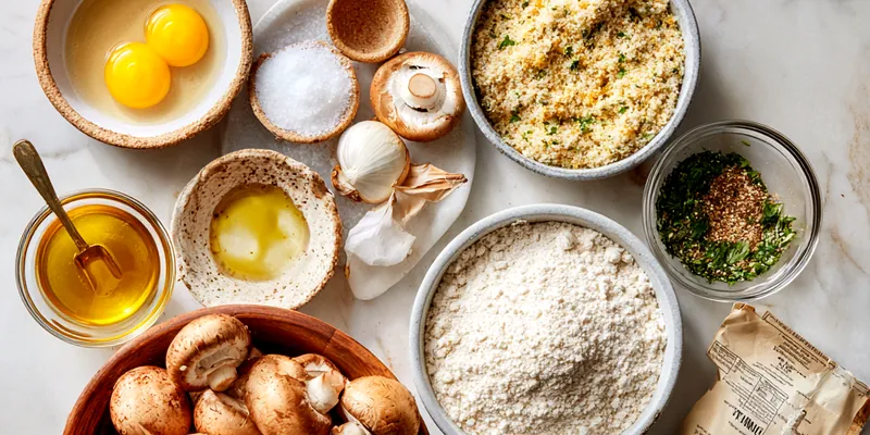 Air Fryer Ranch Mushrooms