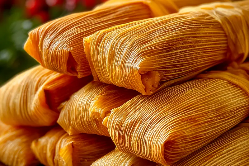 Cooking process for Authentic Mexican Tamale Delight