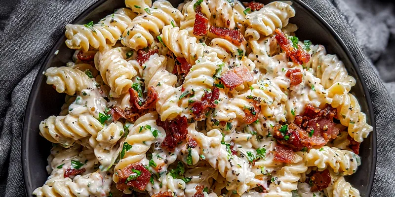 Bacon Cheddar Pasta Salad