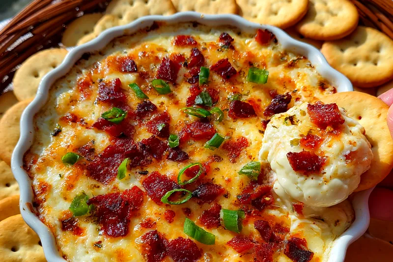 Cooking process for Bacon Gouda Cheese Dip