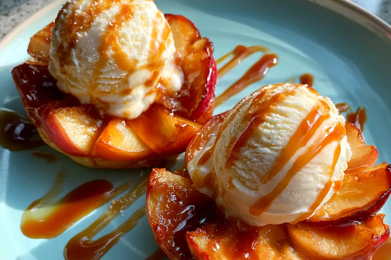 Cooking process for Baked Apple Bloom Dessert