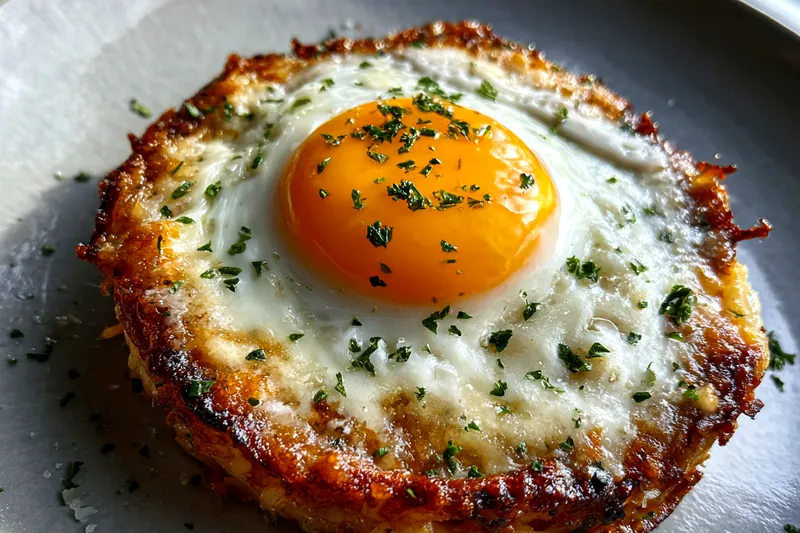 Cooking process for Baked Egg Potato Stack