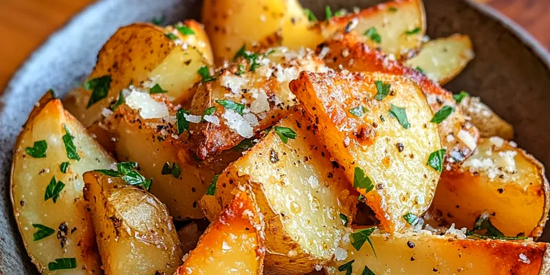 Garlic Parmesan Wedges Delight