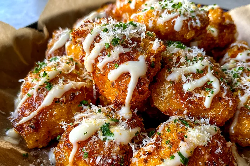 Fresh ingredients for Baked Garlic Parmesan Wings