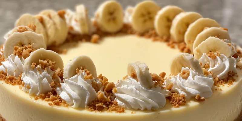 Banana Cream Cheesecake Delight