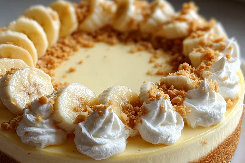Fresh ingredients for Banana Cream Cheesecake Delight