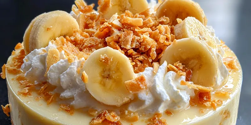 Banana Crunch Cheesecake Delight