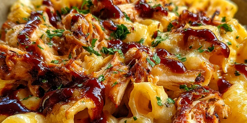 BBQ Chicken Cheese Pasta