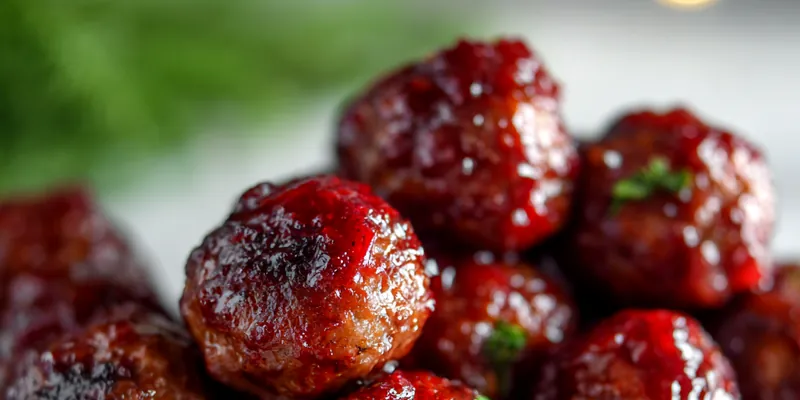 Best Christmas Cranberry Meatballs