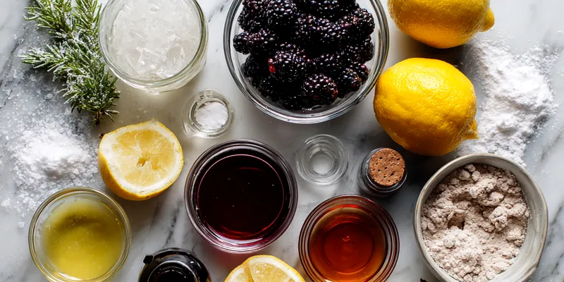 Blackberry Rosemary Winter Margarita