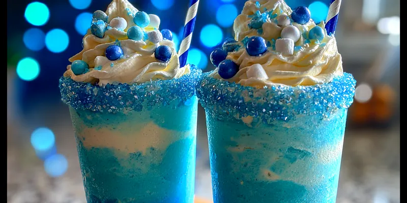 Blue Icy Refreshing Drink