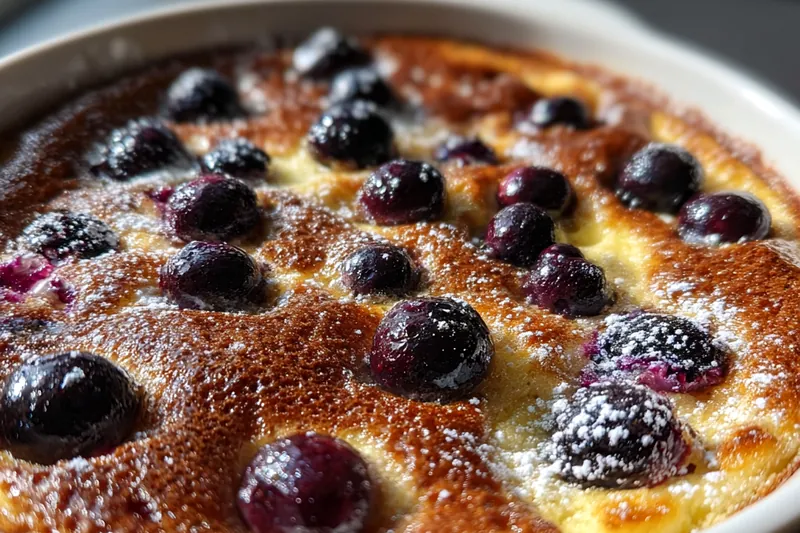 Cooking process for Blueberry Baked Breakfast Delight