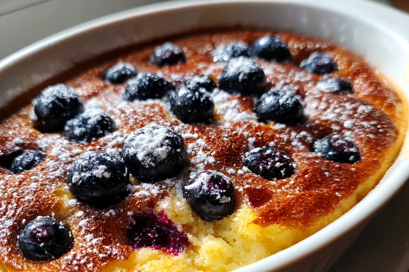 Fresh ingredients for Blueberry Baked Breakfast Delight