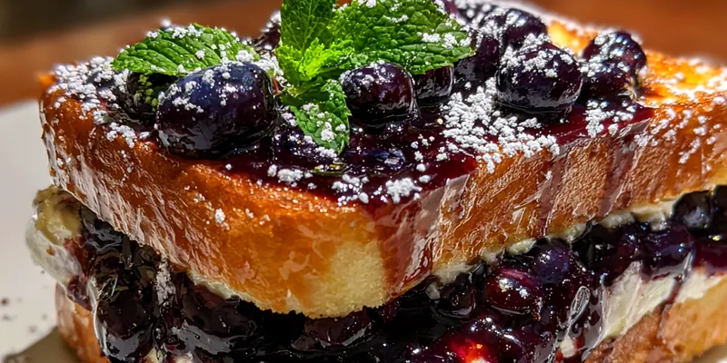 Blueberry Cheesecake French Toast