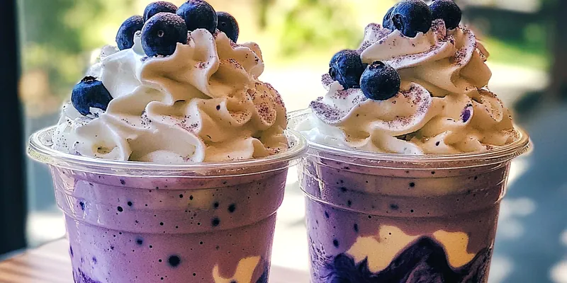 Blueberry Cloud Frappe Delight