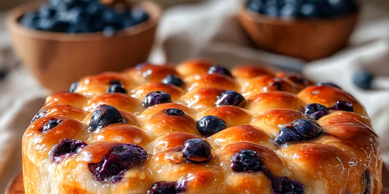 Blueberry Cottage Cheese Bread