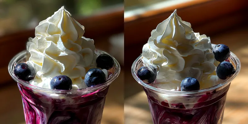 Blueberry Cream Swirl Beverage