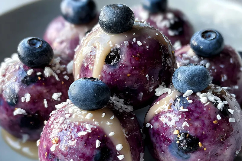 Cooking process for Blueberry Protein Energy Bites