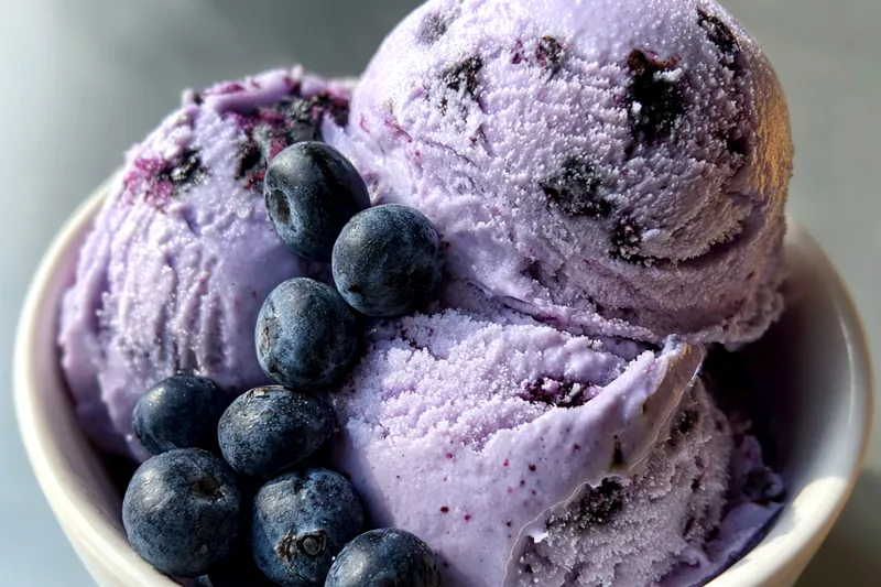 Cooking process for Blueberry Yogurt Delight