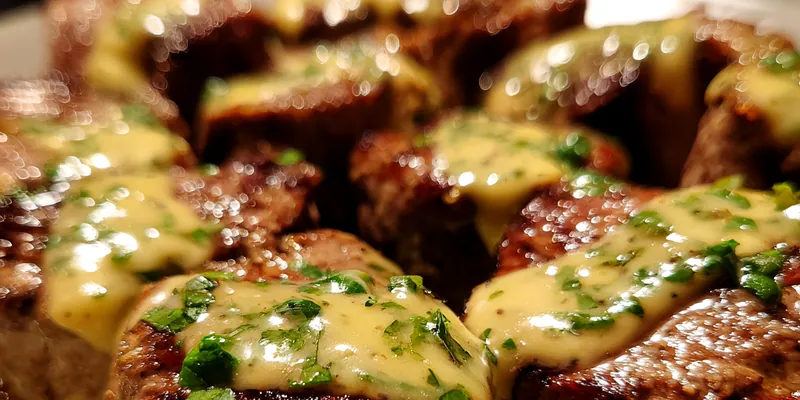 Bourbon Garlic Cream Steak