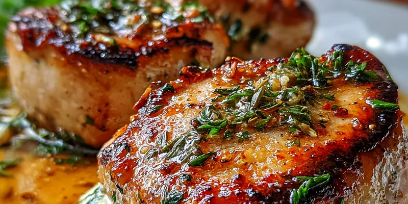 Boursin Stuffed Pork Chops