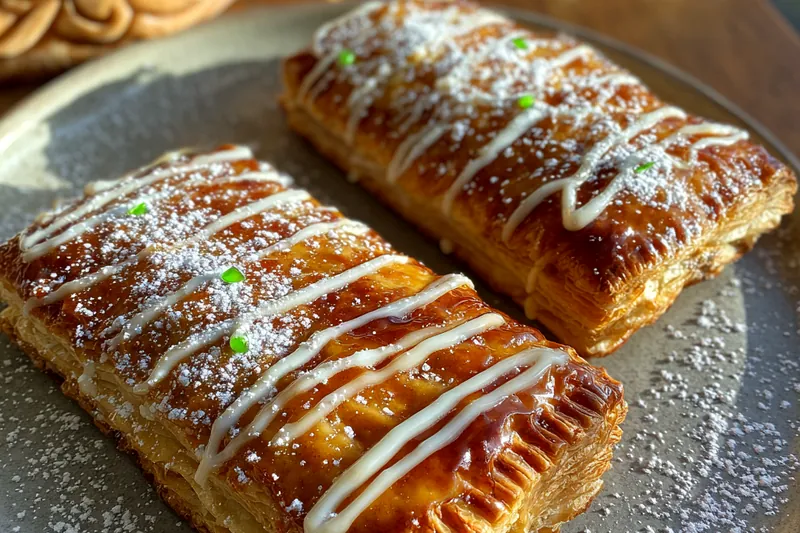 Cooking process for Brown Sugar Iced Pastries