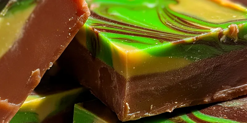 Caramel Apple Fudge Squares