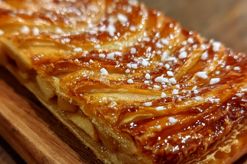 Fresh ingredients for Caramel Apple Pastry Delight