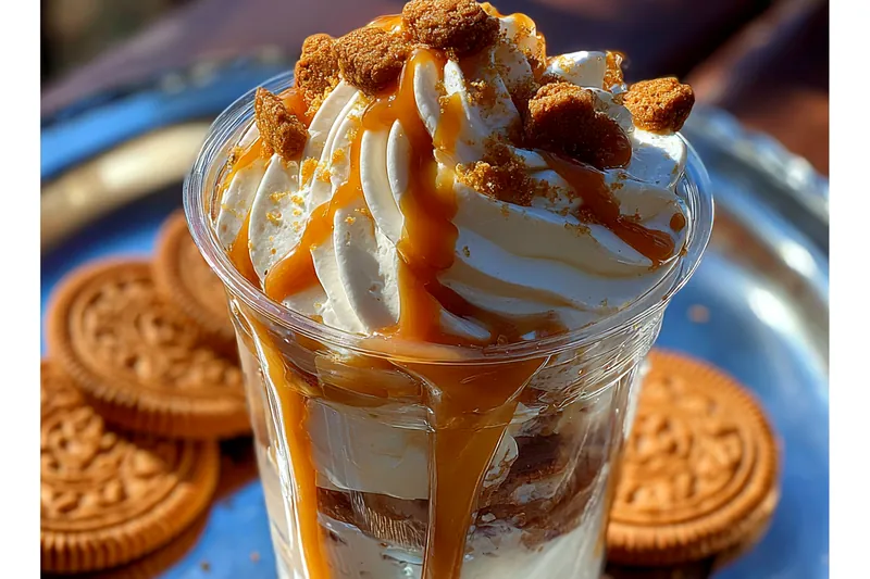 Cooking process for Caramel Cookie Cheesecake Delight