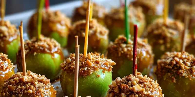 Caramel Nut Coated Grapes