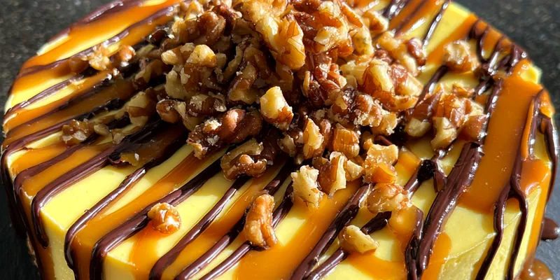 Decadent Caramel Turtle Cheesecake