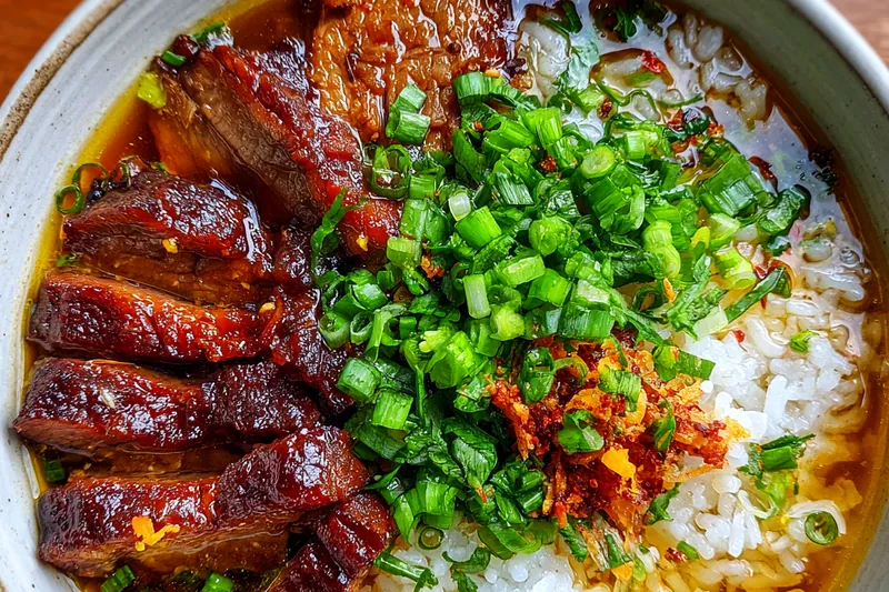 Cooking process for Caramelized Chicken Ginger Broth