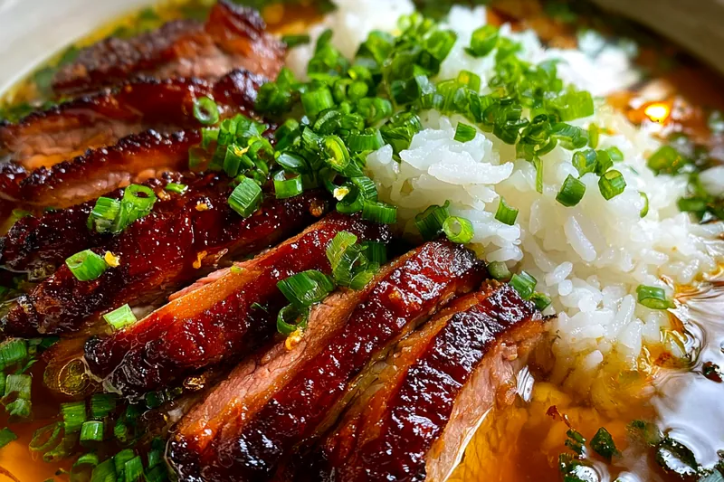 Fresh ingredients for Caramelized Chicken Ginger Broth