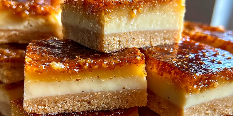 Caramelized Cookie Cream Bars