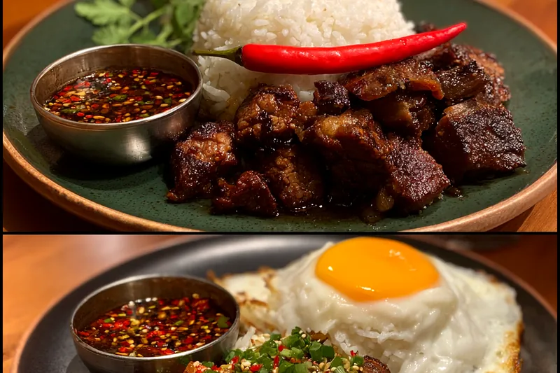 Fresh ingredients for Caramelized Pork Delight