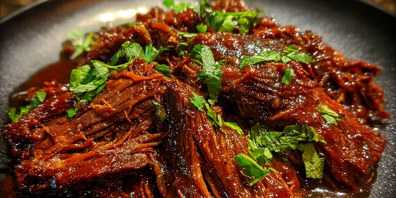 Caramelized Pulled Beef Brisket