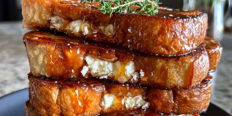 Decadent Caramelized Toast Stack