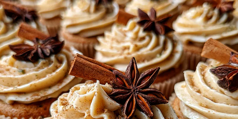 Chai Spice Buttercream Cupcakes