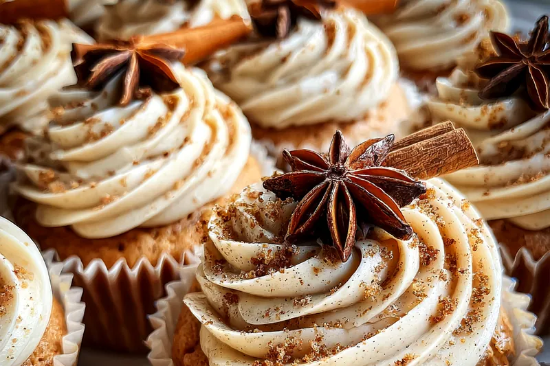 Fresh ingredients for Chai Spice Buttercream Cupcakes
