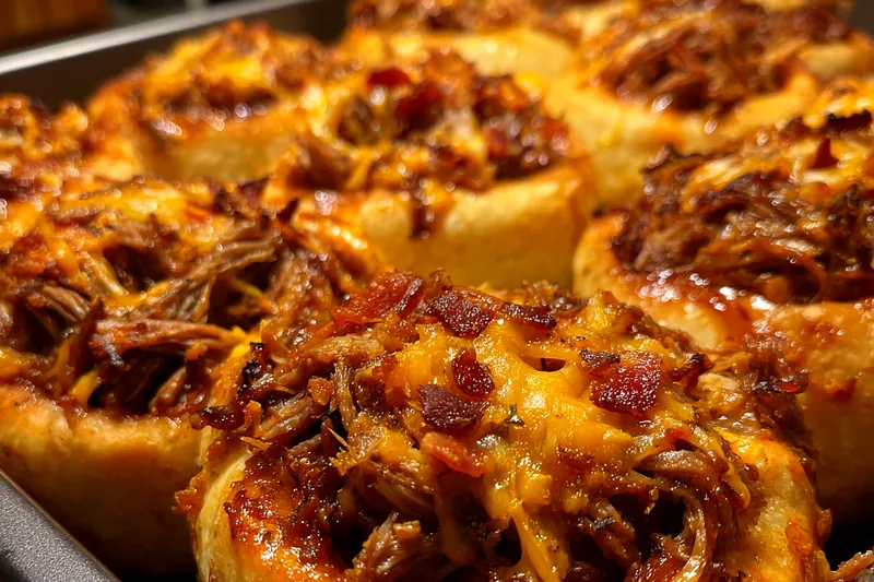 Fresh ingredients for Cheesy Bacon Pork Rolls