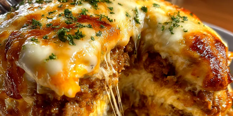 Cheesy Beef Layered Bake