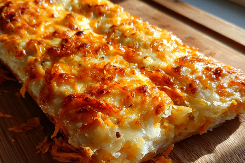 Cooking process for Cheesy Chicken Bake Delight