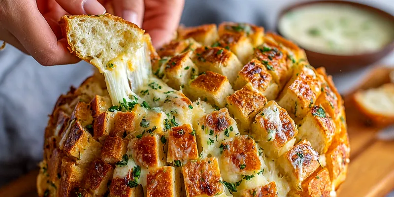 Cheesy Herb Pull-Apart Bread