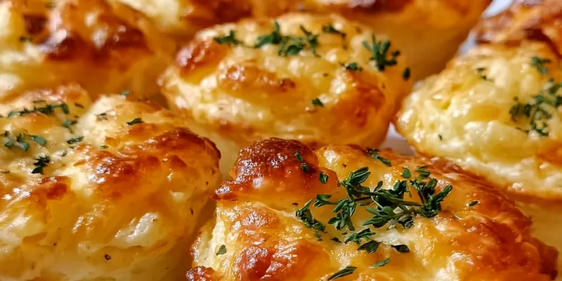 Cheesy Mashed Potato Puffs