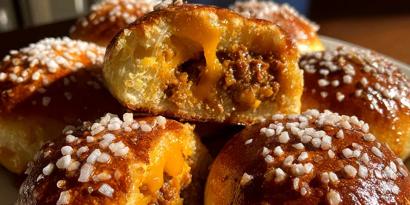 Cheesy Savory Pretzel Bites