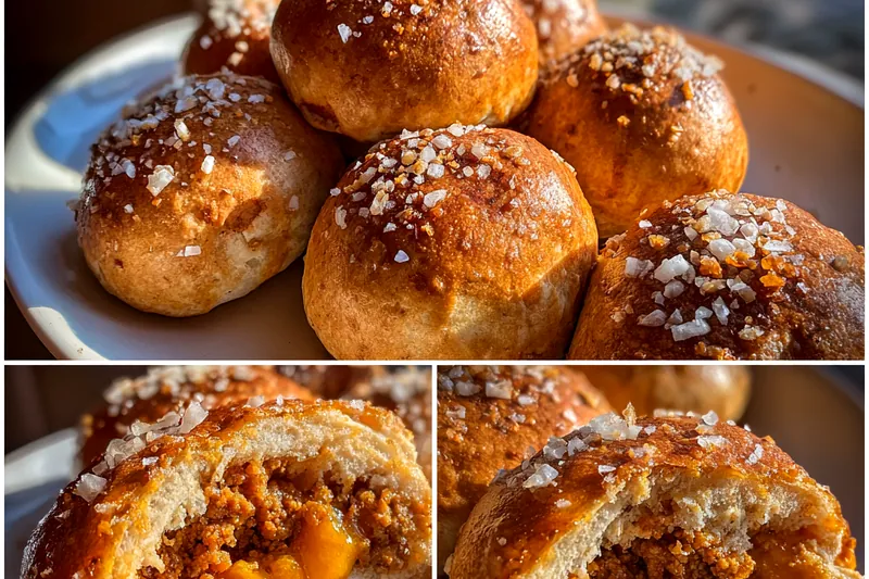 Fresh ingredients for Cheesy Savory Pretzel Bites