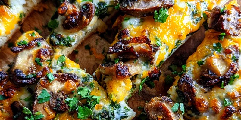 Cheesy Spinach Mushroom Quesadillas